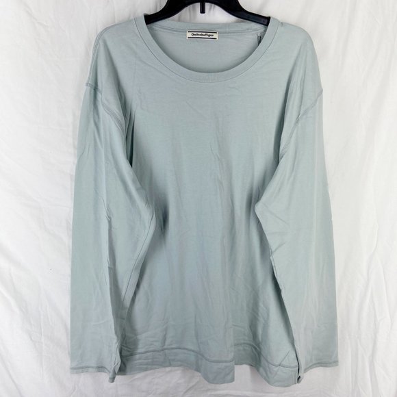 Asics OnitsukaTiger Mens Gray Long Sleeve Shirt Size 3XL - Picture 1 of 10